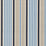Schumacher Minzer Cotton Stripe Indigo Fabric Sample 66011
