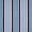 Schumacher Minzer Cotton Stripe Blue Fabric Sample 66014