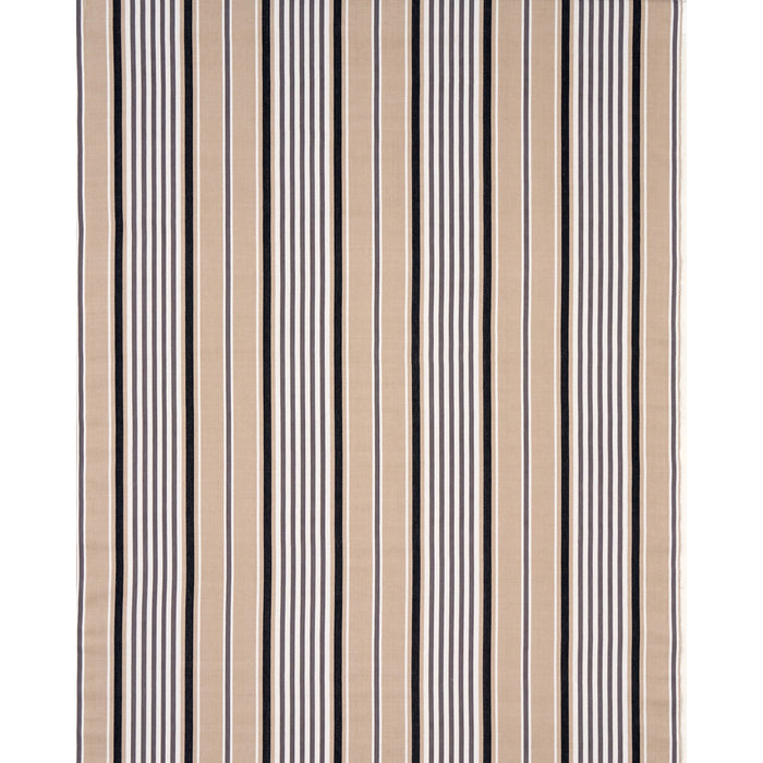 Schumacher Minzer Cotton Stripe Neutral Fabric 66015