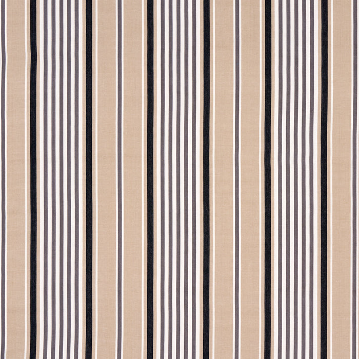Schumacher Minzer Cotton Stripe Neutral Fabric 66015