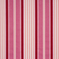 Schumacher Minzer Cotton Stripe Pink Fabric 66016