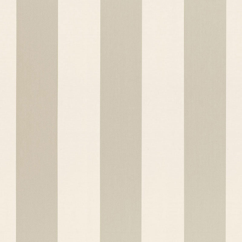 Schumacher Beaufort Awning Stripe Platinum Fabric Sample 66040