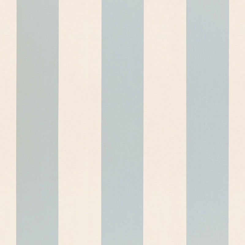 Schumacher Beaufort Awning Stripe Ciel Fabric Sample 66041