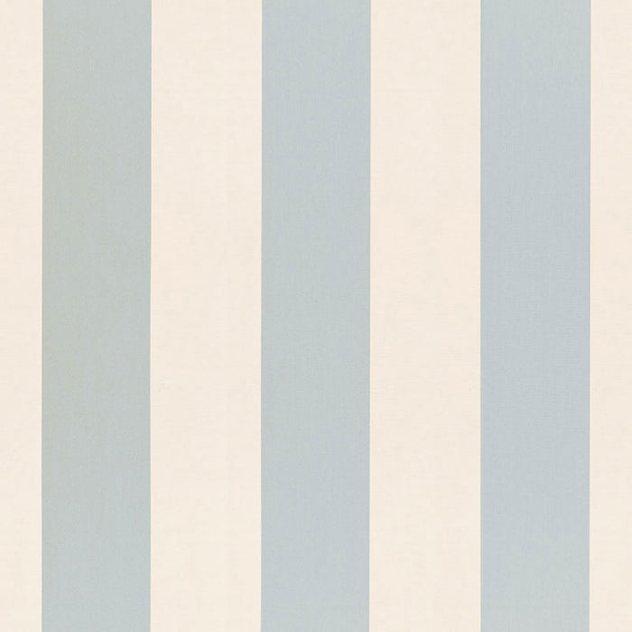 Schumacher Beaufort Awning Stripe Ciel Fabric Sample 66041