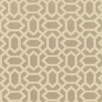 Schumacher San Remo Fret Sahara Fabric 66061