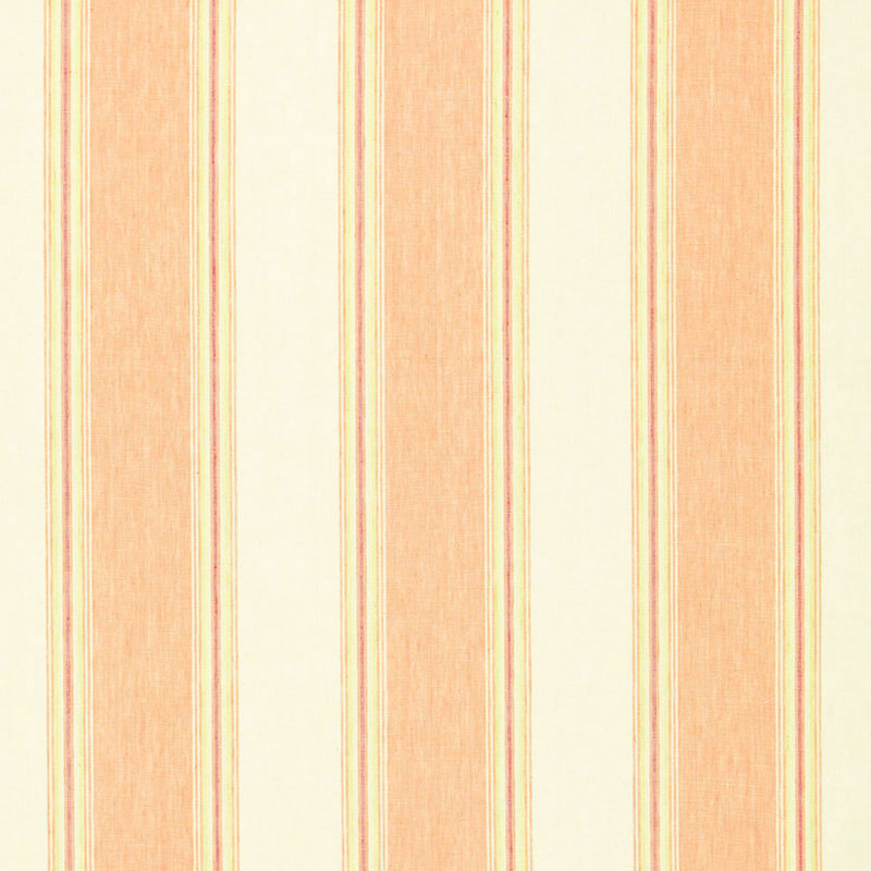 Schumacher Savannah Linen Stripe Blossom Fabric Sample 66081