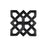Schumacher Shanghai Applique Noir Trim 66112