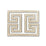Schumacher Madame Wu Applique Greige Trim 66131