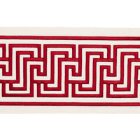 Schumacher Labyrinth Tape Ruby Trim 66141