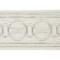 Schumacher Malmaison Tape Silver Trim 66156