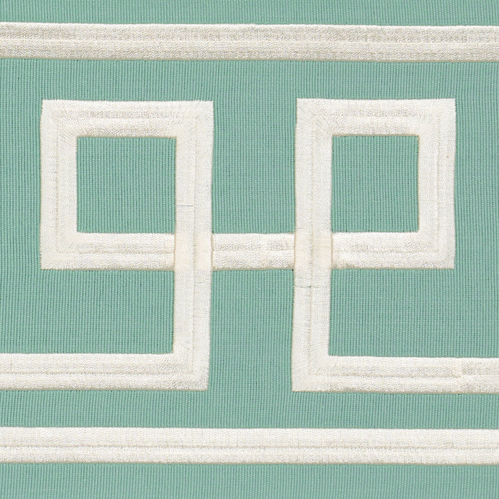 Schumacher Octavius Tape Aqua Marine Trim 66161