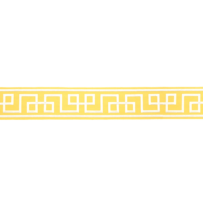 Schumacher Octavius Tape Yellow Trim 66169