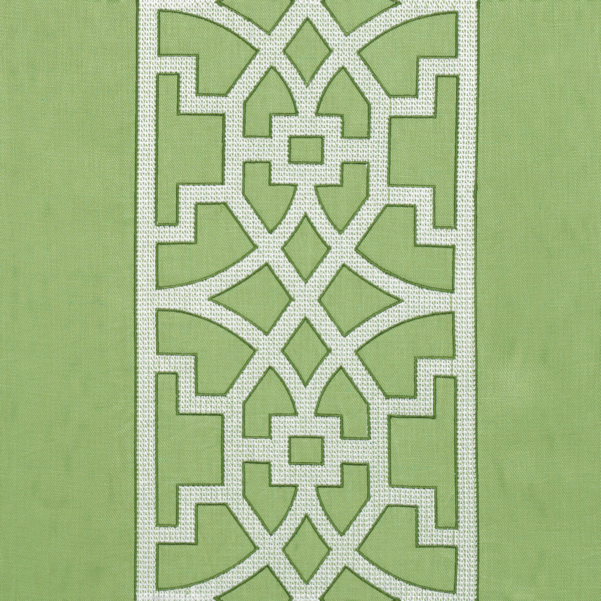 Schumacher Don'T Fret Lettuce Fabric Sample 66180