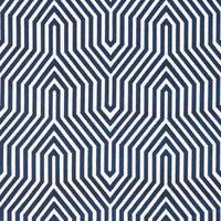 Schumacher Vanderbilt Velvet Bleu Fabric 66194
