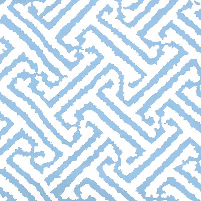 China Seas Java Grande French Blue Wallpaper Sample 6620-20WWP