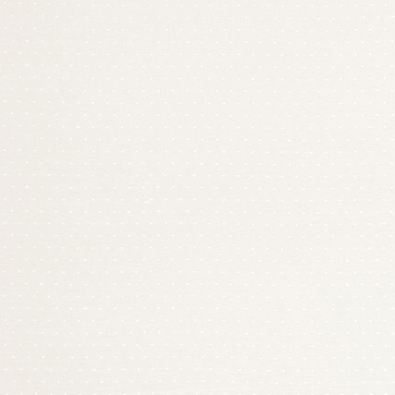 Schumacher Pin Dot Sheer Ivory Fabric Sample 66270