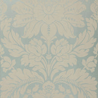 Schumacher Anvers Damask Azure Fabric 66561