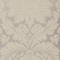 Schumacher Anvers Damask Nickel Fabric 66562