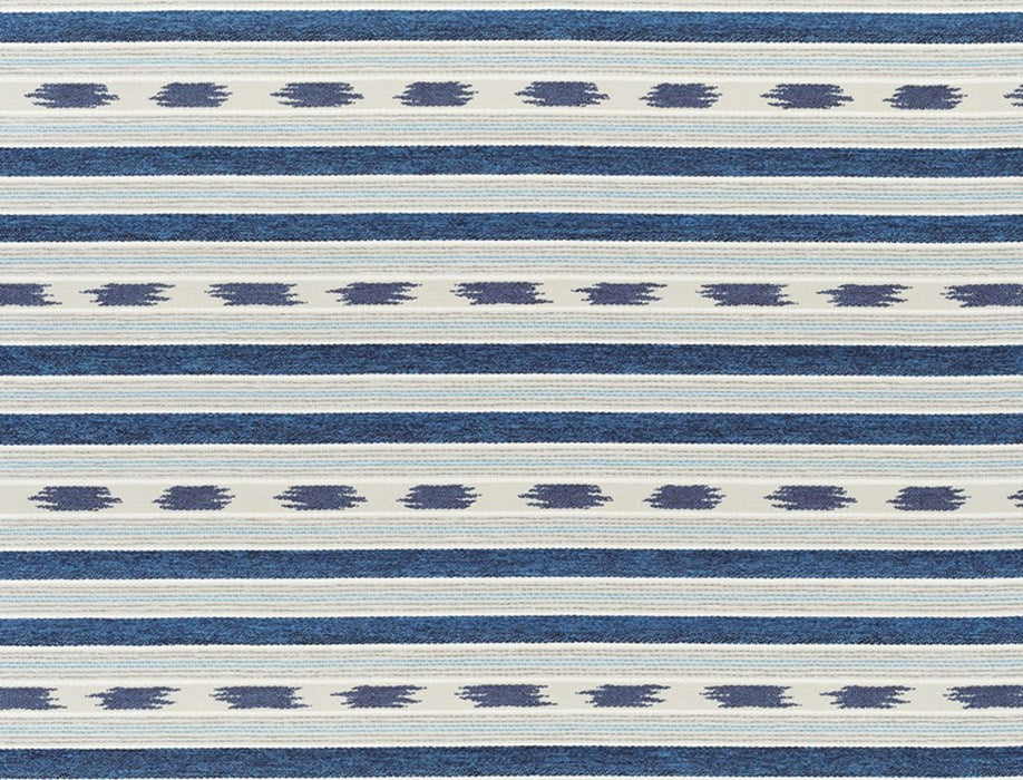No.9 Thompson Ikat Basket Ocean Fabric N9012127003