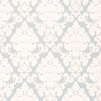 Schumacher Montalcino Applique Damask Robin's Egg Fabric 66591