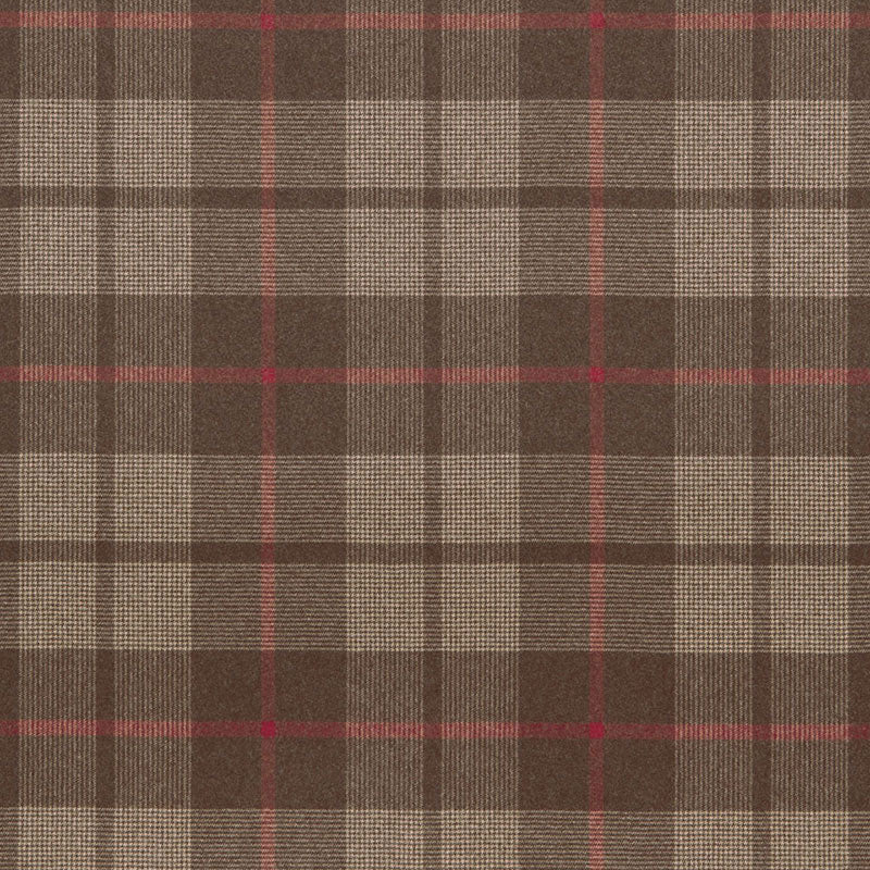 Schumacher Montana Wool Plaid Java Fabric 66662