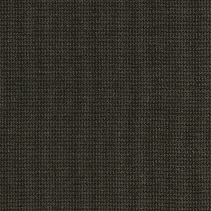 Schumacher Dillon Velvet Houndstooth Black Walnut Fabric Sample 66740