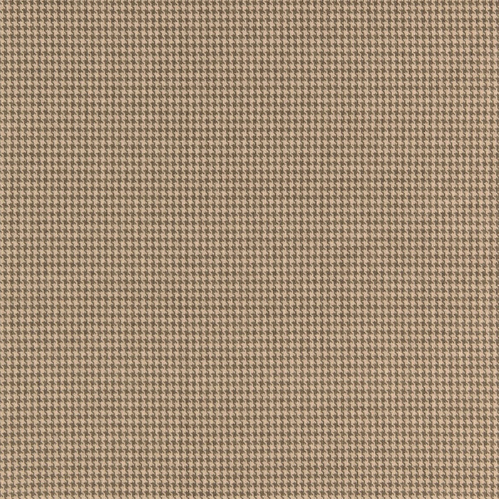 Schumacher Dillon Velvet Houndstooth Antelope Fabric Sample 66742