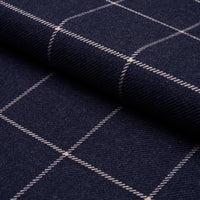 Schumacher Bancroft Wool Plaid Navy Fabric 66774