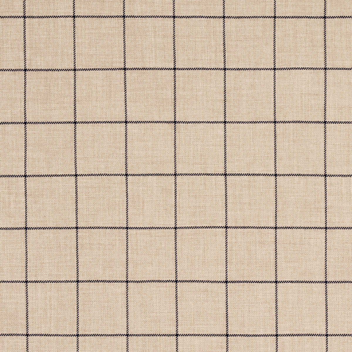 Schumacher Bancroft Wool Plaid Ivory Fabric Sample 66775
