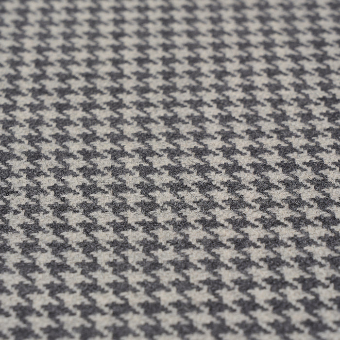 Schumacher Huston Wool Houndstooth Sable Fabric 66780