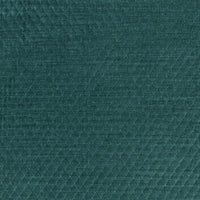 Schumacher Paley Quilted Velvet Peacock Fabric 66924