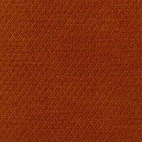 Schumacher Paley Quilted Velvet Chinese Orange Fabric 66925