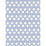 Cole & Son Hicks Hexagon Blue/Gr Wallpaper Sample 66/8054.CS.0