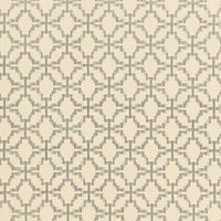 Schumacher Sarana Linen Embroidery Oatmeal Fabric 67011