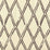 China Seas Lyford Diamond Bamboo New Brown Fabric Sample 6710-06