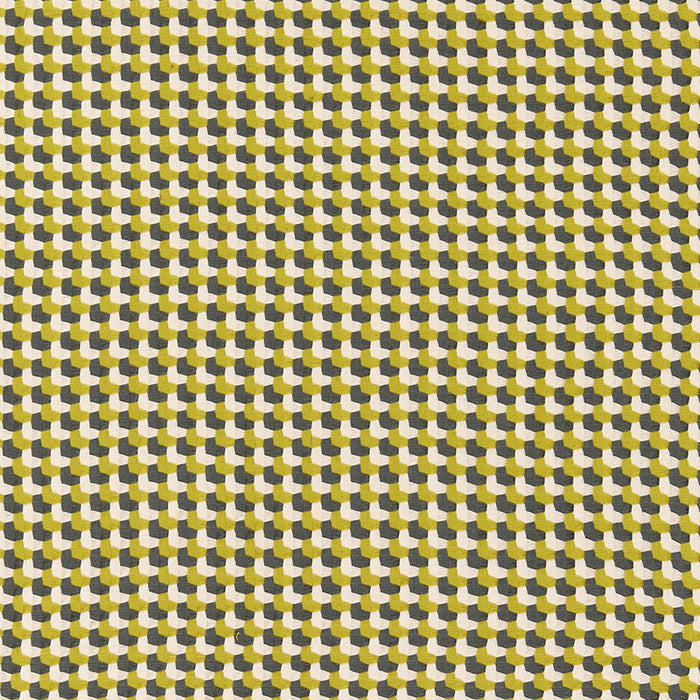 Schumacher Crosstown Weave Citron Fabric 67100