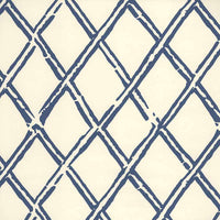 China Seas Lyford Diamond Bamboo Navy Wallpaper 6710WP-02WP