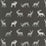 Schumacher Caribou Embroidery Charcoal Fabric 67160
