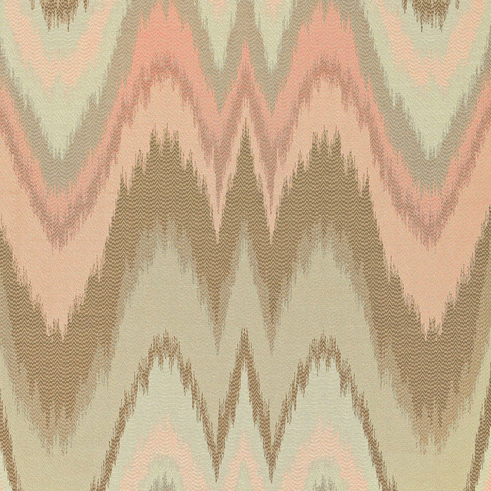 Schumacher Bargello Blush Conch Fabric Sample 67171