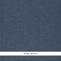 Schumacher Cascade Stripe Sheer Indigo Fabric 67390