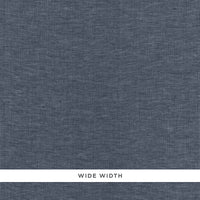 Schumacher Island Stripe Sheer Indigo Fabric 67400