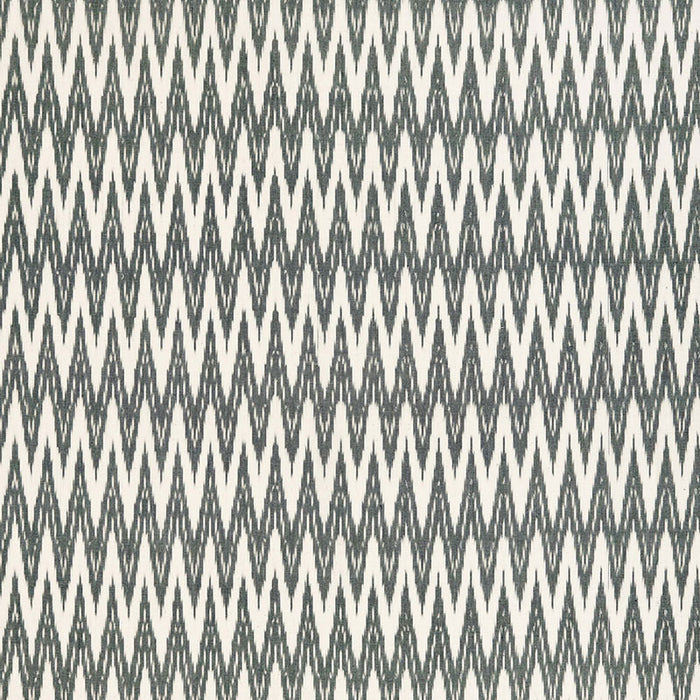 Schumacher Kilimanjaro Ikat Charcoal Fabric Sample 67490
