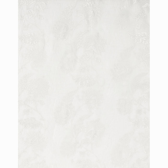 Schumacher Gabriella Embroidered Sheer Ivory Fabric 67700