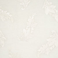 Schumacher Contessa Embroidered Sheer Ivory Fabric 67710