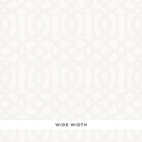 Schumacher Imperial Trellis Sheer Meringue Fabric 67720