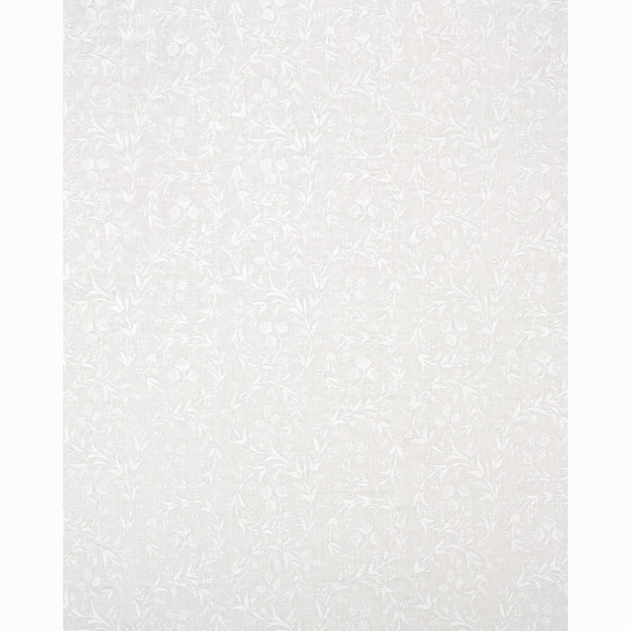 Schumacher Fiorentina Embroidery Ivory Fabric Sample 67820