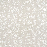 Schumacher Fiorentina Embroidered Sheer Oat Fabric 67821