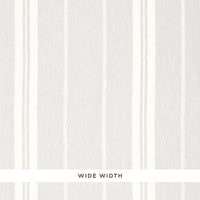 Schumacher Oasis Linen Stripe Fog Fabric 67861