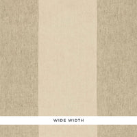 Schumacher Vista Linen Stripe Casement Flax Fabric 67940