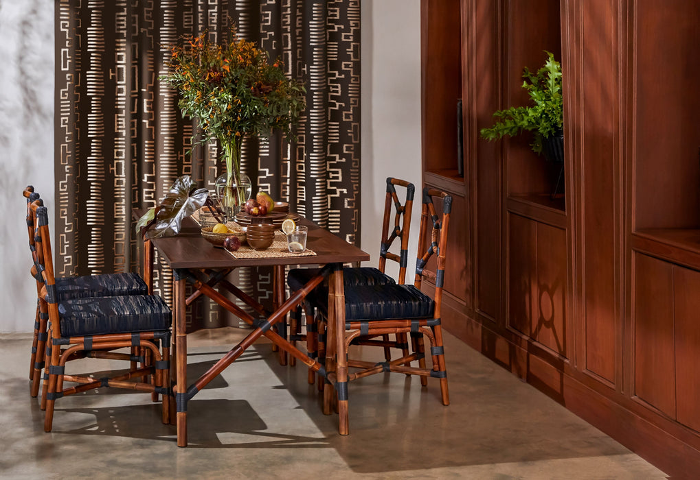 Jim Thompson Praire Ikat Dusty Blue Fabric Sample JT013956009